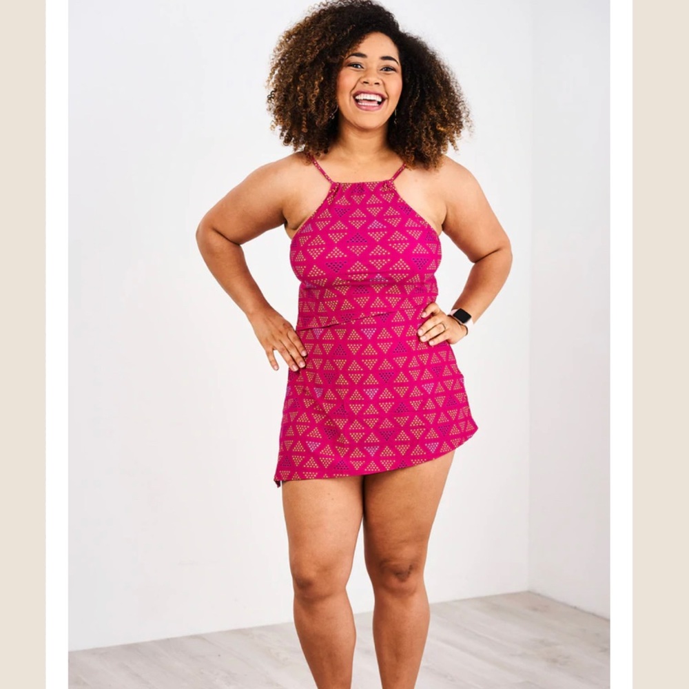 Latched Mama Asymmetrical Nursing Swim Tank
